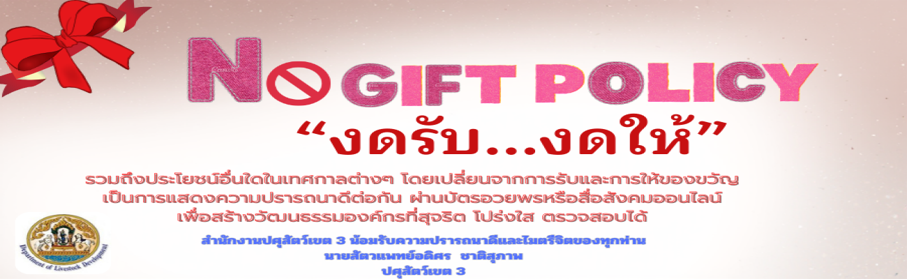 No Gift Policy