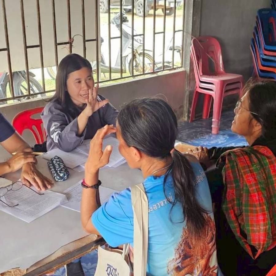 ติดตามการดำเนินงานโครงการฟาร์มโคเนื้อสร้างอาชีพ ระยะที่ 2 ในพื้นที่จังหวัดศรีสะเกษ