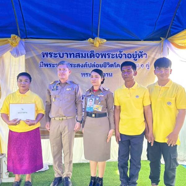 ปศุสัตว์จังหวัดบุรีรัมย์ จัดพิธีรับมอบโคพระราชทาน