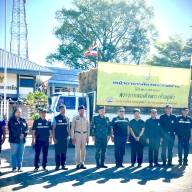 กรมปศุสัตว์ส่งมอบหญ้าแห้งอัดฟ่อน สู่พื้นที่ชายแดนอำเภอกันทรลักษ์ จังหวัดศรีสะเกษ