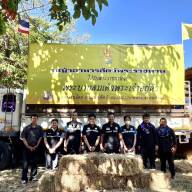 กรมปศุสัตว์ส่งมอบหญ้าแห้งอัดฟ่อน สู่พื้นที่ชายแดนอำเภอกันทรลักษ์ จังหวัดศรีสะเกษ